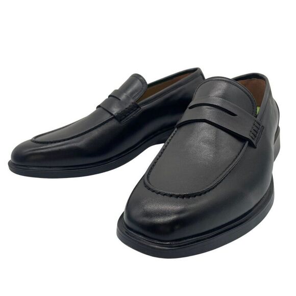NEW‎ Vance Co. Keith Shoes Mens 12 Black Penny Loafers Comfort - Picture 3 of 11